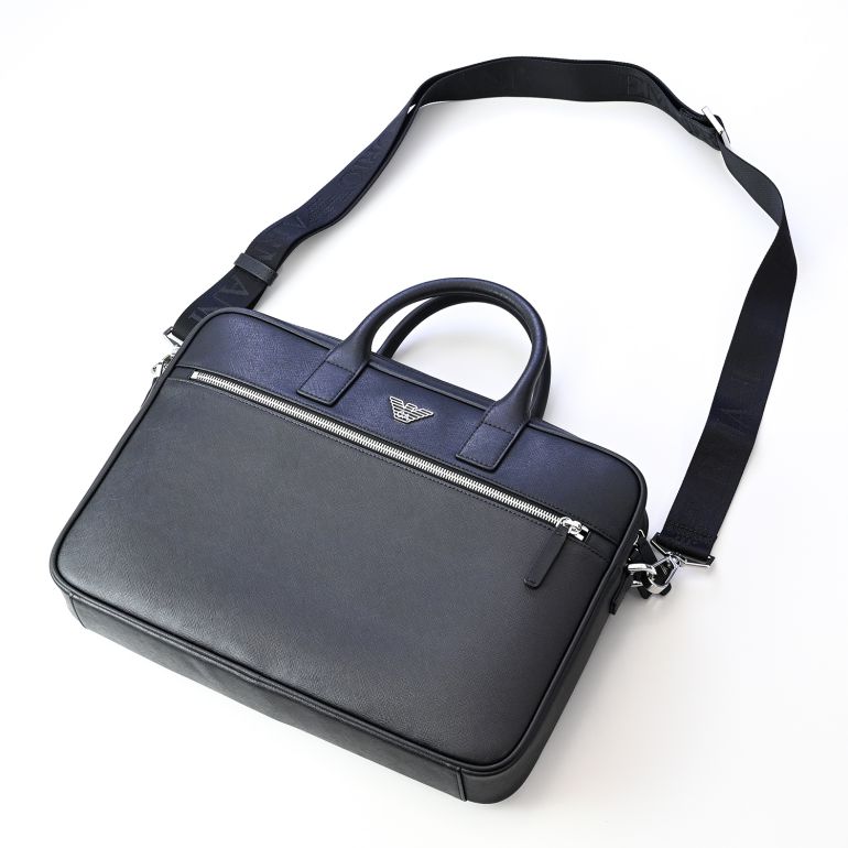 EMPORIO ARMANI✨未使用級✨2way ブリーフケース　袋付き エンポリオ アルマーニ EMPORIO ARMANI ビジネスバッグ ブリーフ