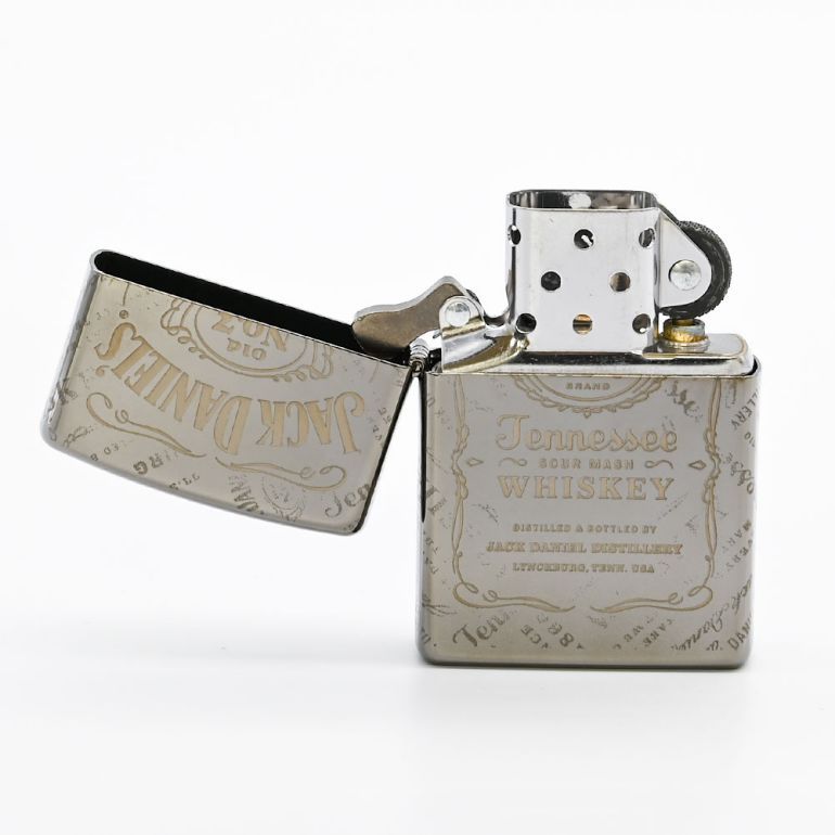 ZIPPO#新品短い#JIMBEAM#Jack Daniel#重厚#メタル