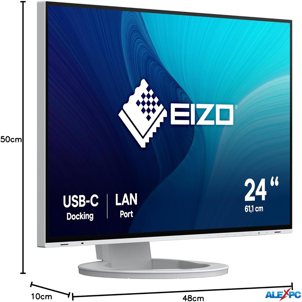 EIZO FlexScan EV2495-WT CAD・BIM向けデイジーチェーン対応モニター 24.1型 フレームレス/1920x1200/USB Type-C(70W給電)/IPS/ノアンチグレア/HDMI/DisplayPort | FlexScan | 07