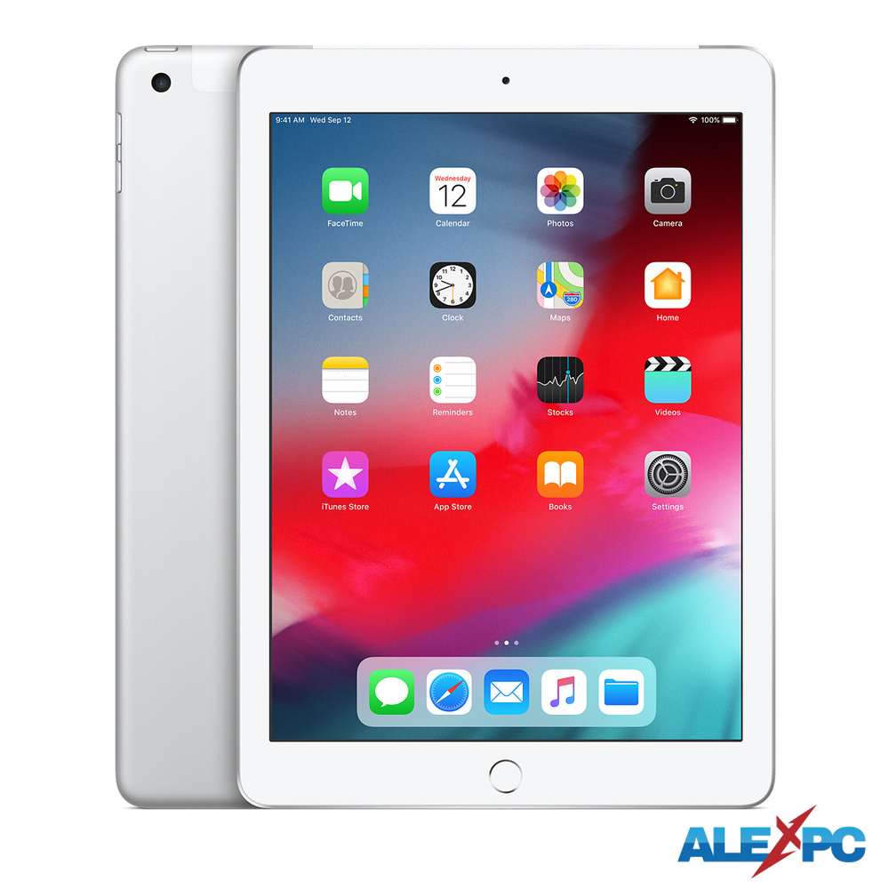 中古タブレット iPad6 第6世代 Wi-Fi+Cellularモデル（SIMフリー） 9.7インチ 32GB シルバー 【Aランク】 送料無料｜alexpc
