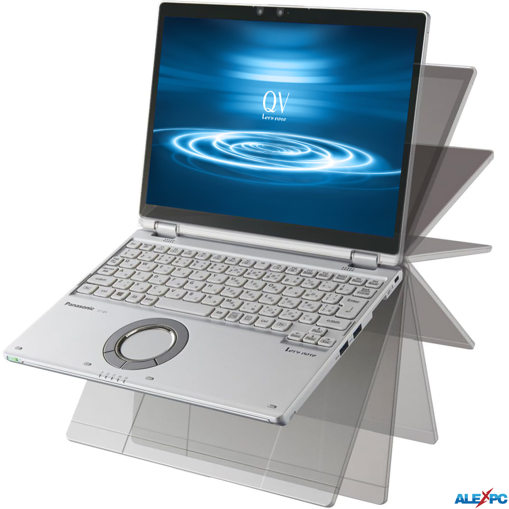 Panasonic 2-in-1ノートPC シルバー 美品 ノートPC 2-in-1 タブレット SIMフリー Panasonic Let's note RZ6
