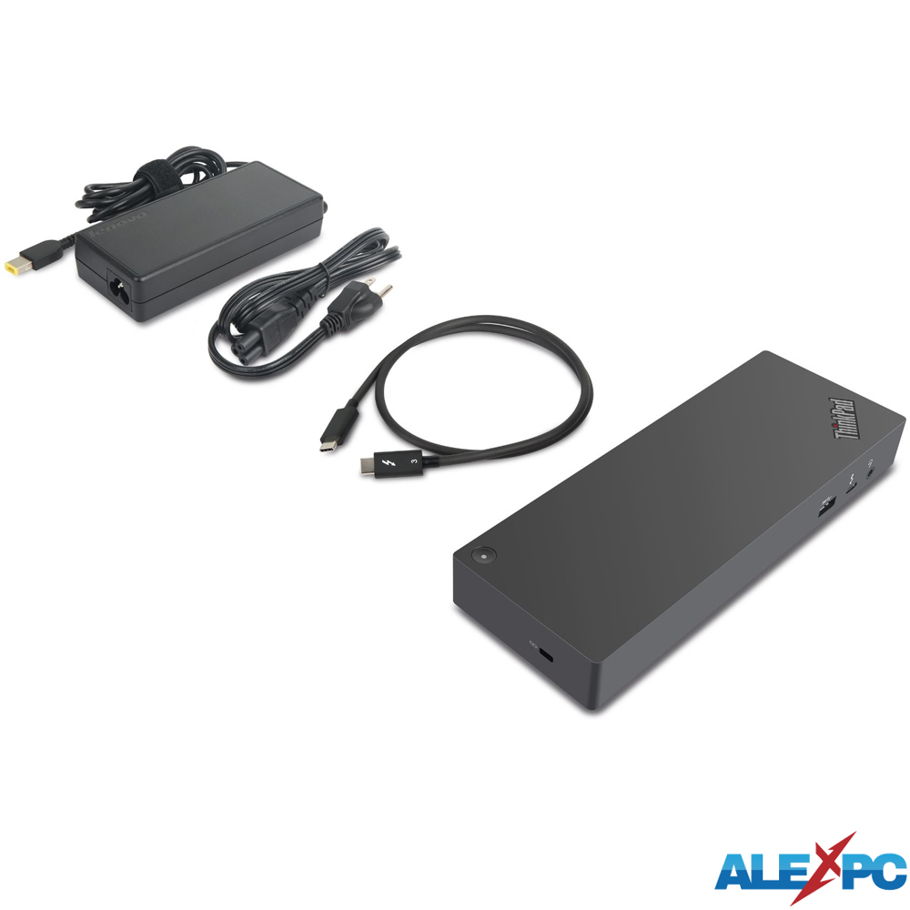 Lenovo ThinkPad Thunderbolt 3 ドック Gen 2　USB-C/Thunderbolt3/DisplayPort/HDMI/USB 3.1 Gen 2/ギガビットイーサネットポート　AC+Thunderboltケーブル付属 | Lenovo