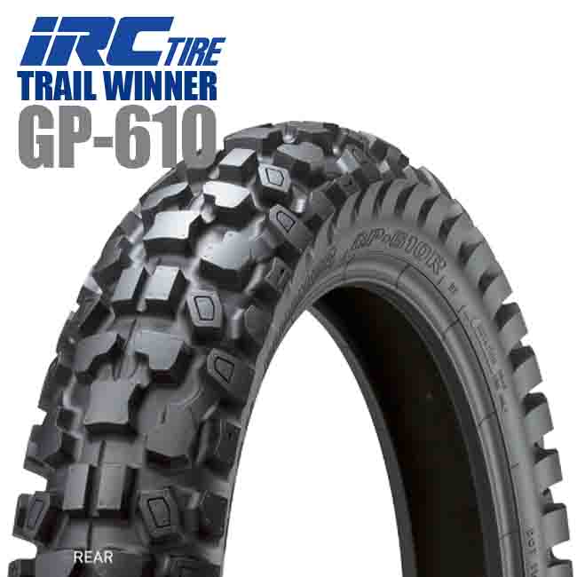 送料無料 IRC TRAIL WINNER GP-610 120/80-18 62P TL リア用