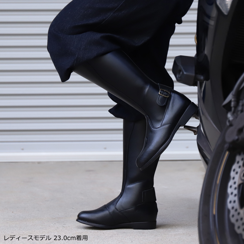 ブーツ メンズ 本革 日本製 バイクブーツ メンズ ブランド 東横 トーヨコ 牛革 特攻ブーツ ロングブーツ 防水 国内生産品 ライディング ツーリング 関連画像3