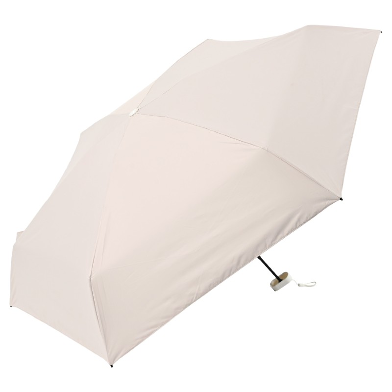 日傘 折りたたみ レディース 晴雨兼用 UV対策 完全遮光 軽量 コンパクト ニフティカラーズ カラビナ付 | nifty colors | 04