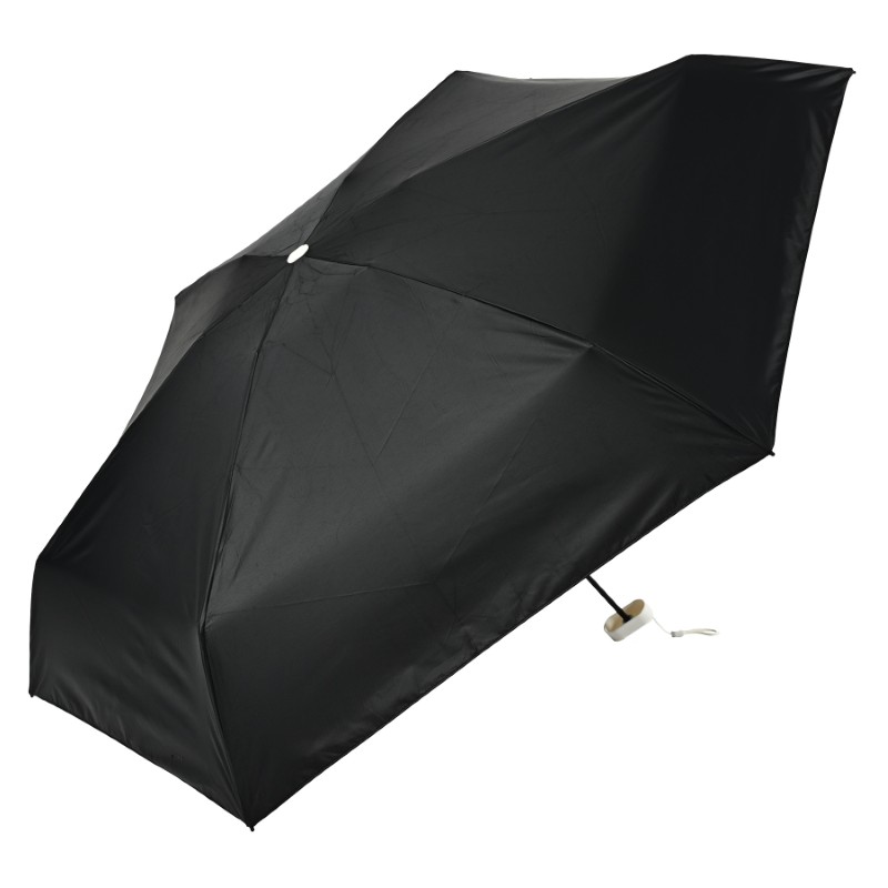 日傘 折りたたみ レディース 晴雨兼用 UV対策 完全遮光 軽量 コンパクト ニフティカラーズ カラビナ付 | nifty colors | 01