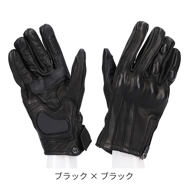 革手袋 バイクグローブ ライディングローブ プロテクター付き 革 メンズ スマートフォン対応 男性 ゴートスキン オールシーズン 車 自転車 |  | 01