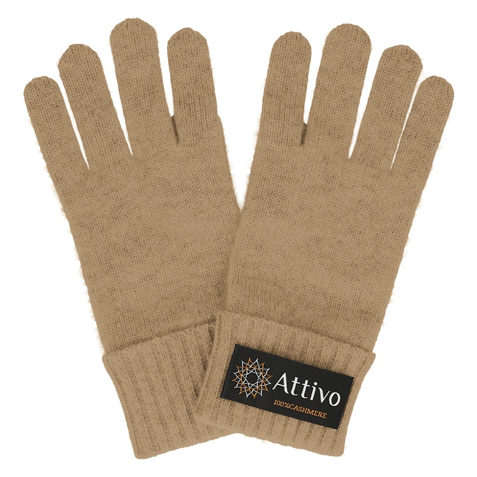 カシミヤ手袋 洗濯機で洗える カシミヤ100％ ニット 男女兼用 ユニセックス カシミア Attivo ベージュ グレー ブラック | Attivo | 01