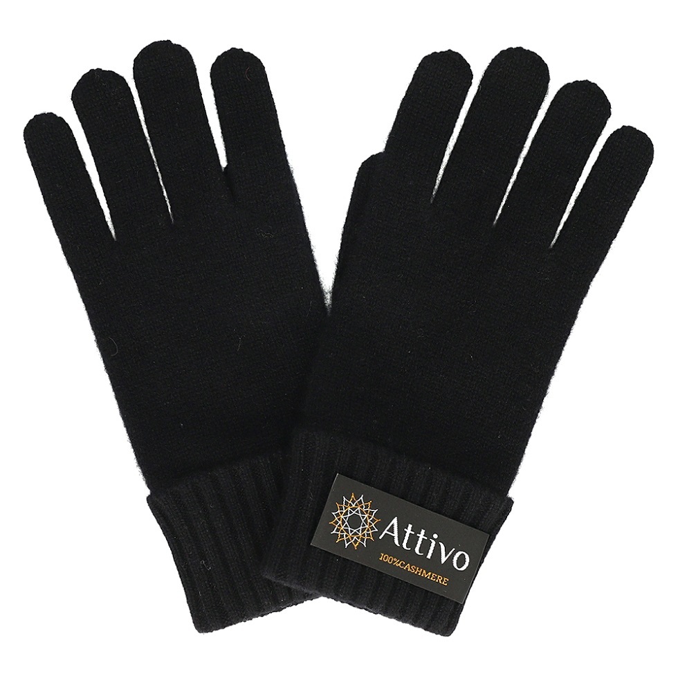 カシミヤ手袋 洗濯機で洗える カシミヤ100％ ニット 男女兼用 ユニセックス カシミア Attivo ベージュ グレー ブラック | Attivo | 03