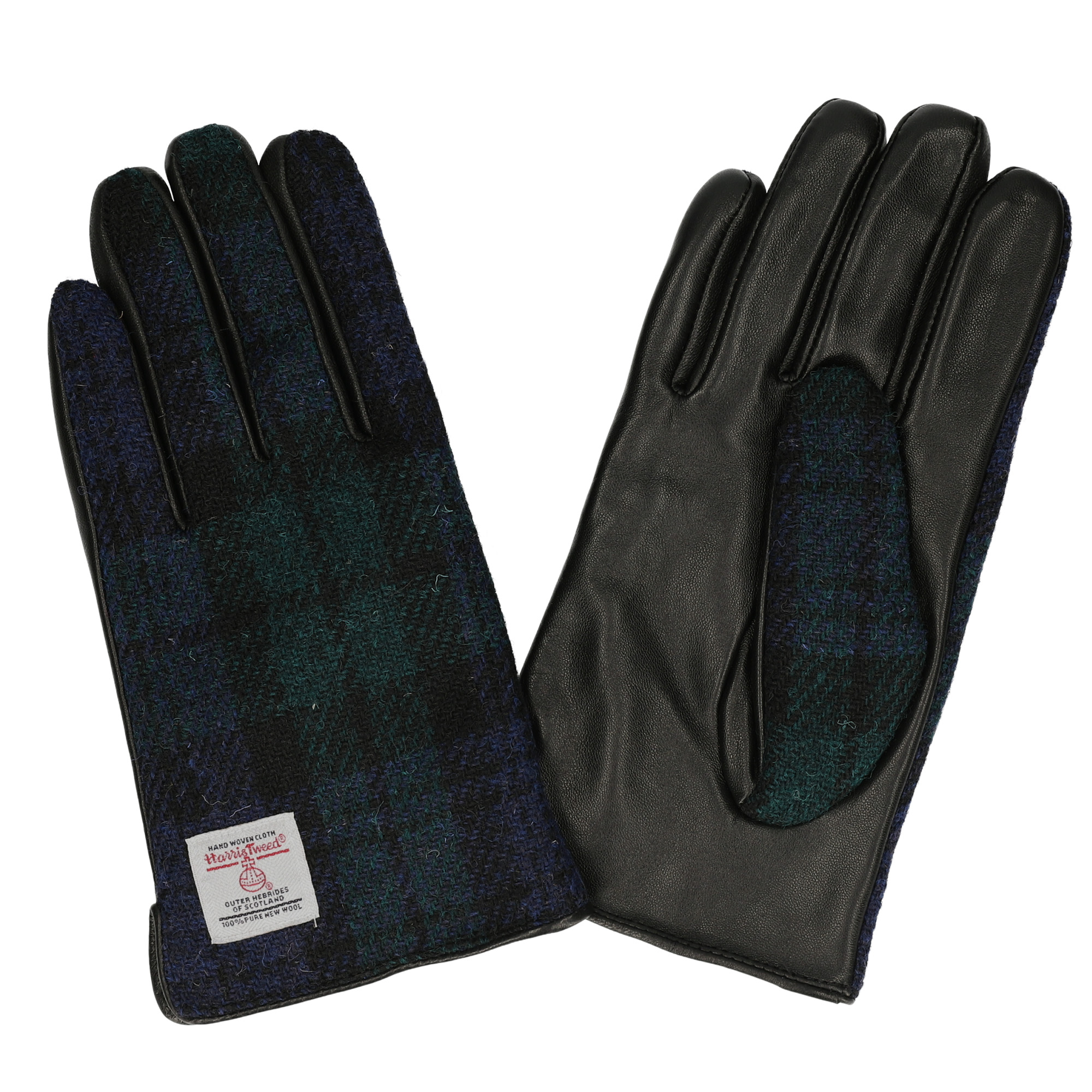 ハリスツイード 革手袋 メンズ スマホ対応 レザーグローブ ブランド 本革 Attivo ATHT02 CS | HARRIS TWEED | 08