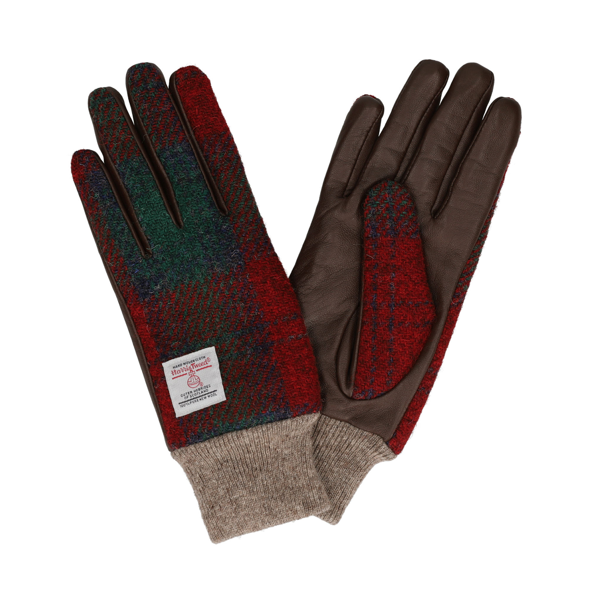 HARRIS TWEED（ハリスツイード） 革手袋 レディース スマホ対応 本革