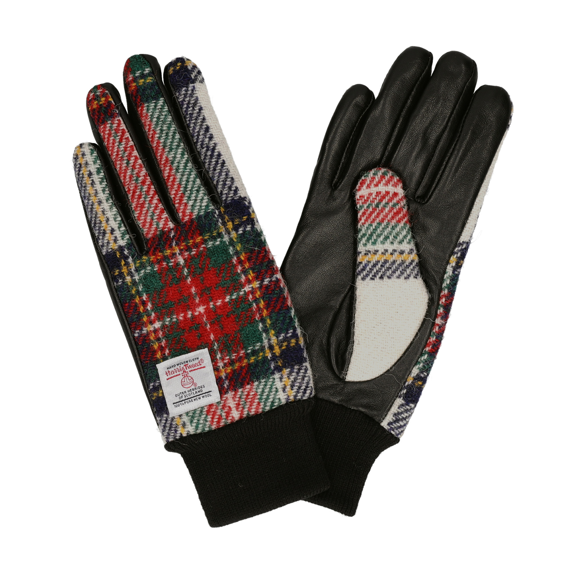 ハリスツイード 革手袋 レディース スマホ対応 本革 レザーグローブ リブ付 ブランド Attivo ATHT04 CS | HARRIS TWEED | 07