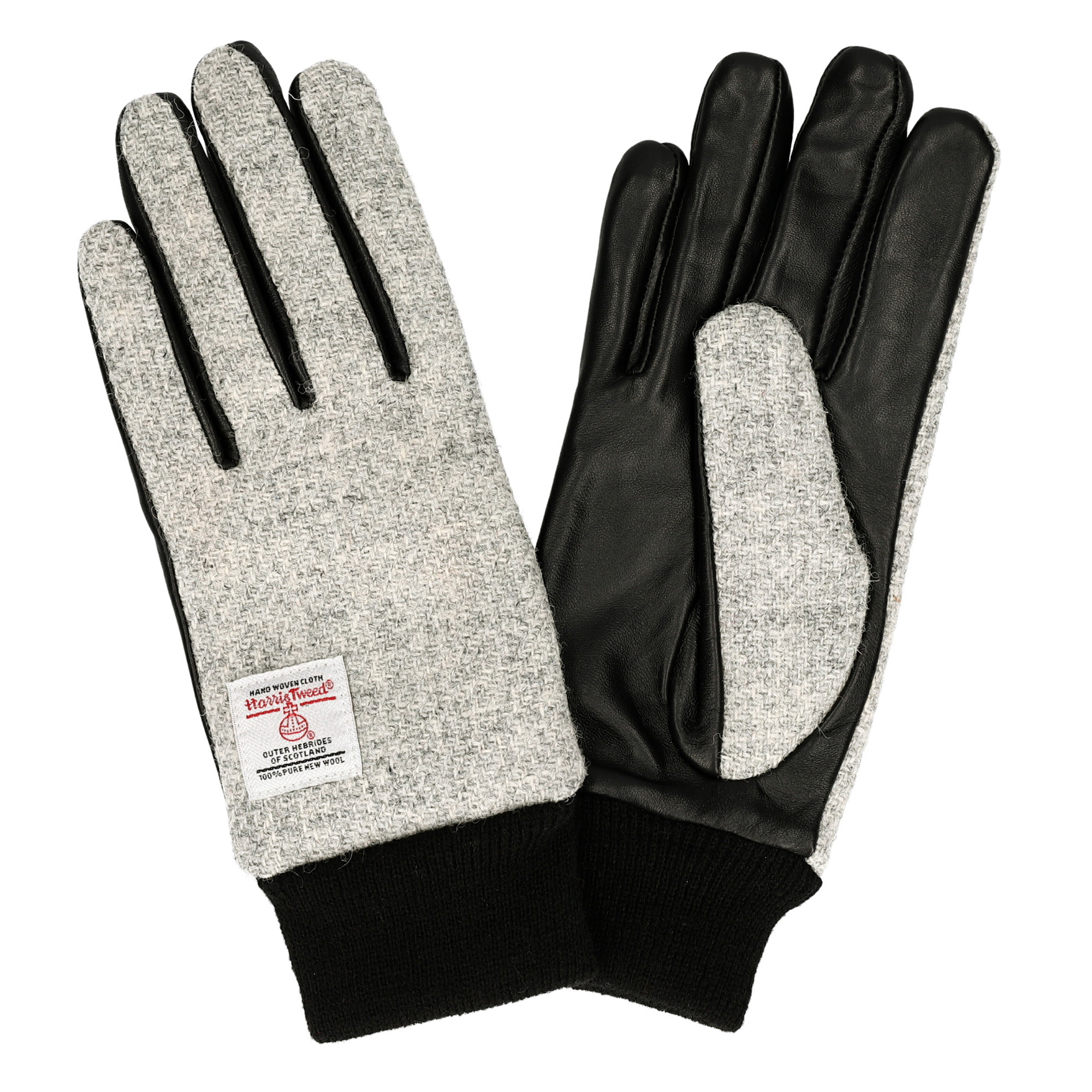 ハリスツイード 革手袋 レディース スマホ対応 本革 レザーグローブ リブ付 ブランド Attivo ATHT04 CS | HARRIS TWEED | 05