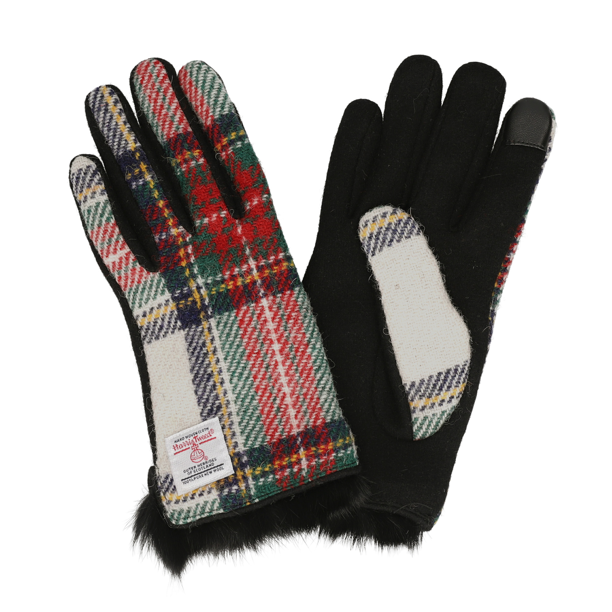 HARRIS TWEED（ハリスツイード） 手袋 レディース スマホ対応 ラビット