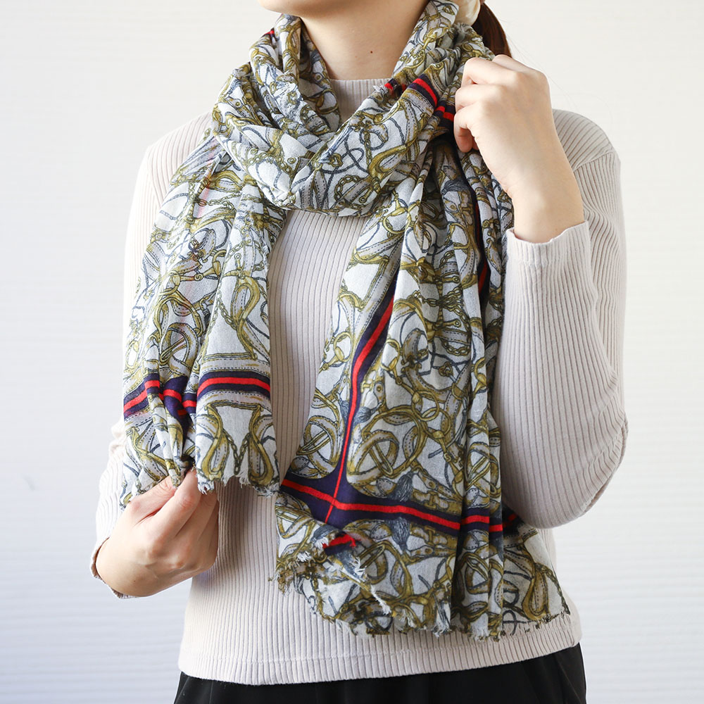 ストール 大判 レディース ガーゼ リネンカシミヤ オールシーズン UVカット コンパクト 薄い 暖かい CS |  | 01