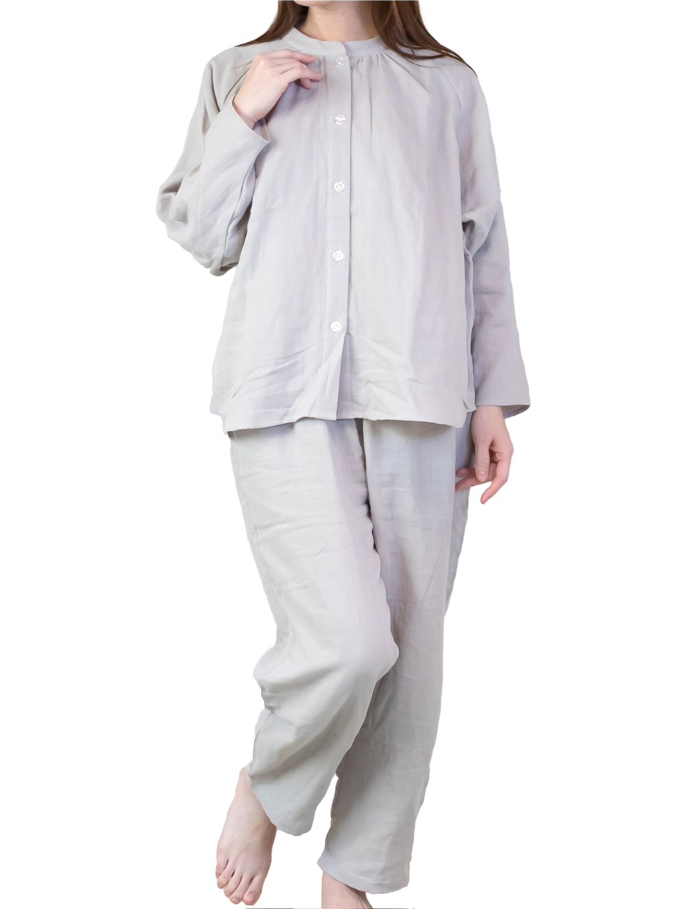 パジャマ レディース 綿100％ 着る保湿クリーム ルームウェア 部屋着 上下セット |  | 01