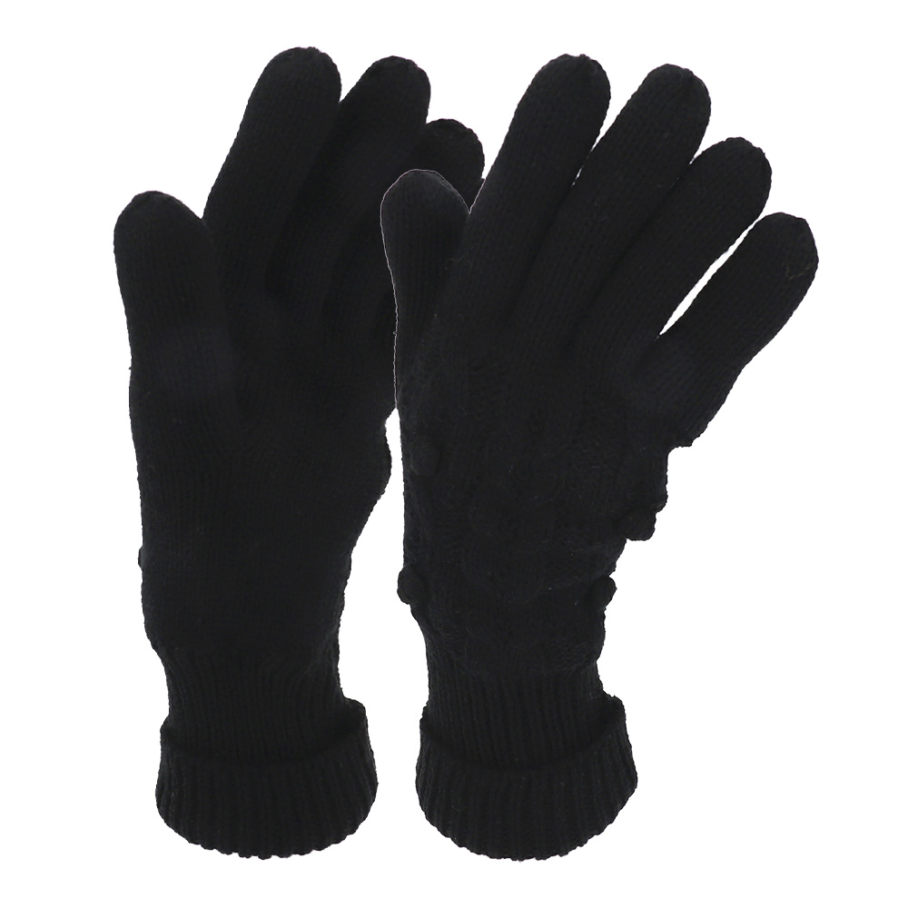 手袋 レディース ブランド 温かい 裏ボア ニット GDP41110 暖かい 防寒
