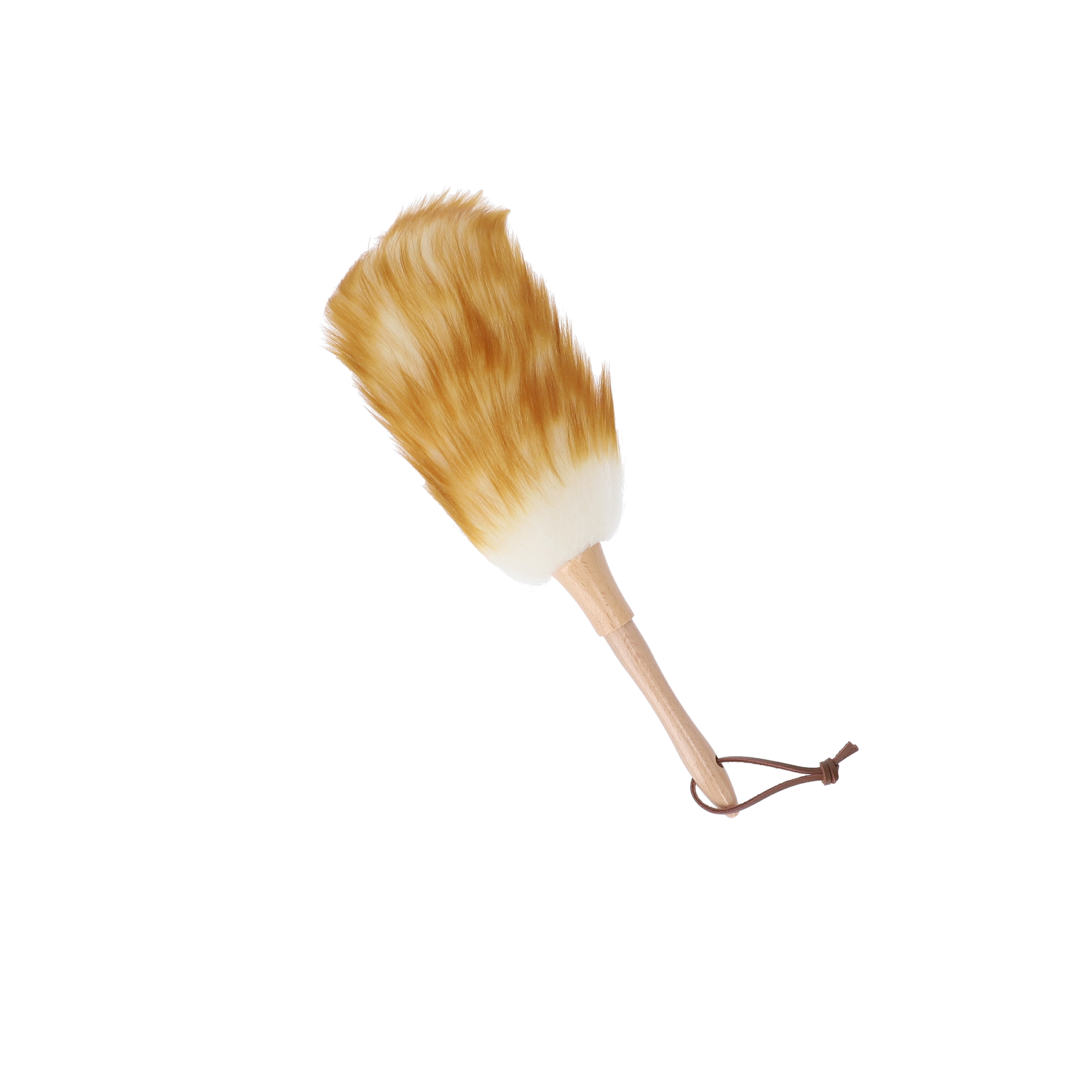 ウールダスター はたき ほこり取り ハンディモップ ハンディダスター 本革ひも ブラシ 静電気 部屋掃除 ウール 羊毛 道具 雑貨 |  | 02