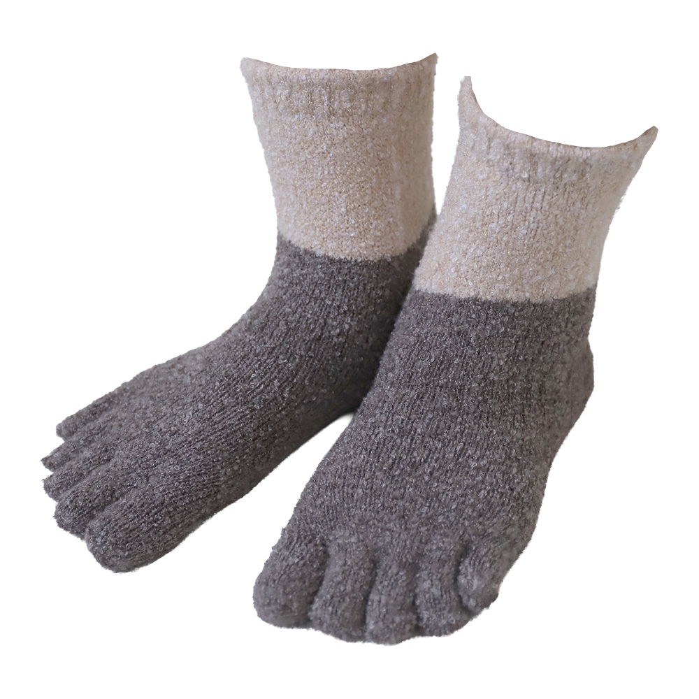 靴下 冷え取り レディース メンズ ショート丈 日本製 あったか ルームソックス 5本指 温活 |  | 08