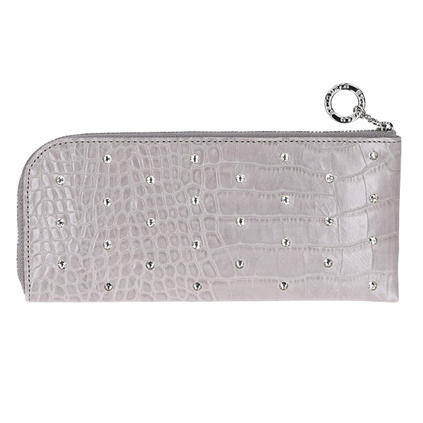 財布 レディース ラウンド長財布 レディース スワロフスキー 本革 日本製 プレゼント 20代 30代 40代 50代 金運 ギフト |  | 02