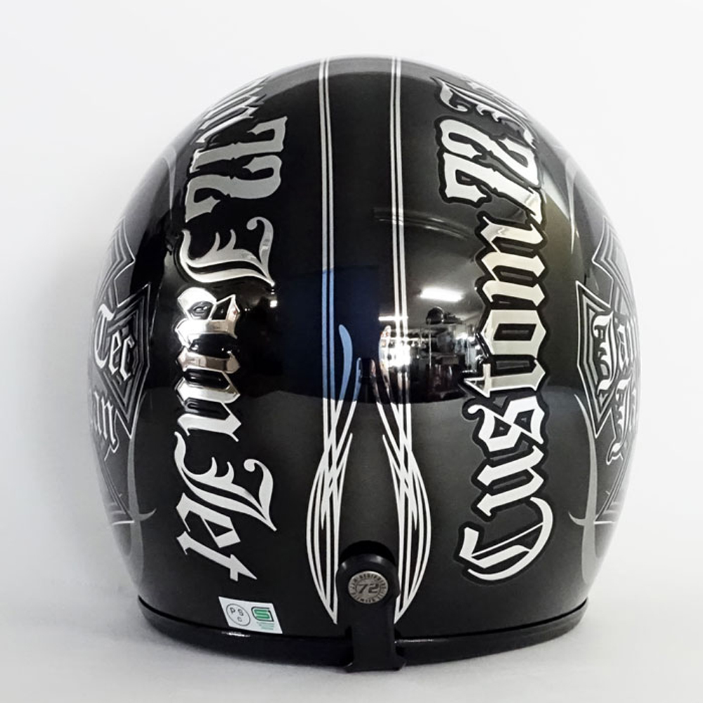 ヘルメット ジェット バイク メンズ レディース ジャムテックジャパン 72JAM IP-1001 New Cross ニュークロス フリーサイズ PSC SG規格 全排気量対応 | 72JAM JET HELMET | 16