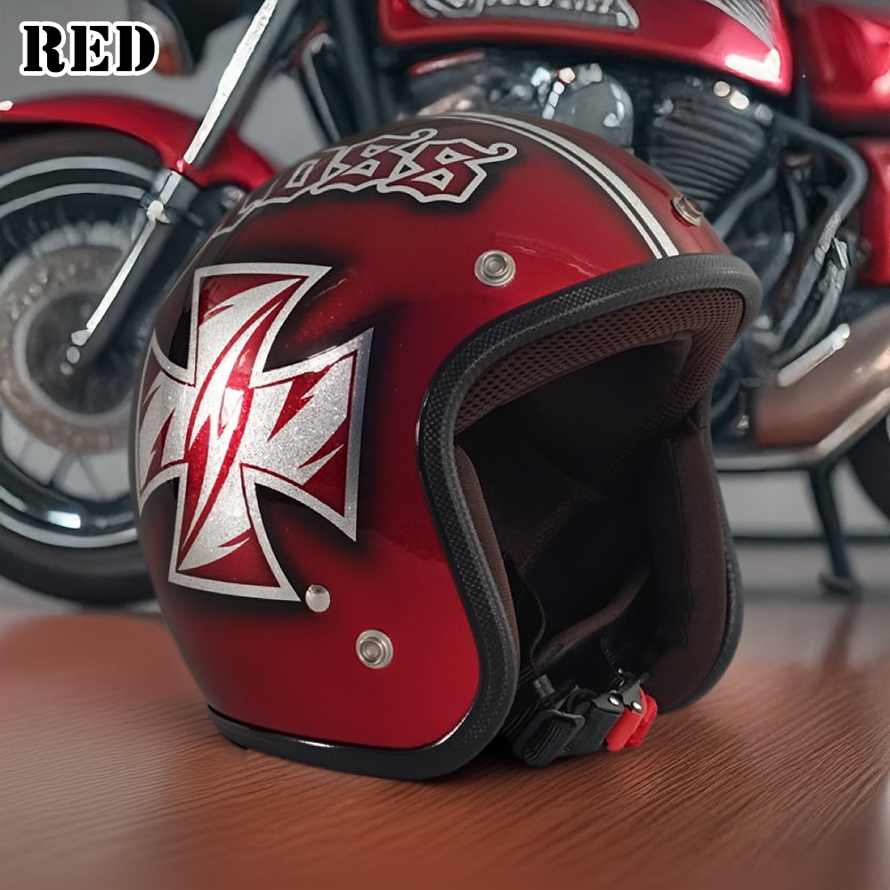 ヘルメット ジェット バイク メンズ レディース ジャムテックジャパン 72JAM IP-1002 New Cross ニュークロス フリーサイズ PSC SG規格 全排気量対応 | 72JAM JET HELMET | 12