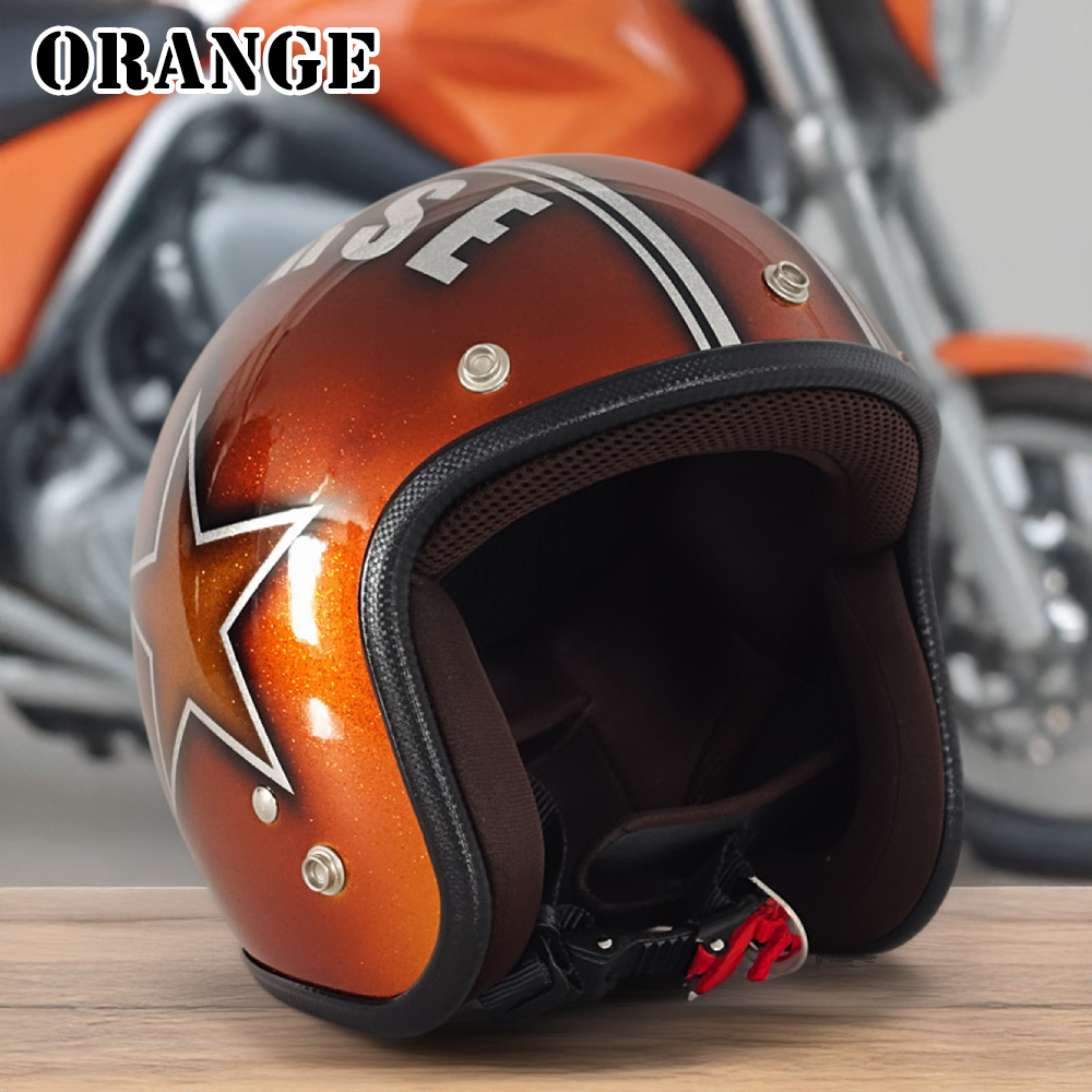 ヘルメット ジェット バイク メンズ レディース ジャムテックジャパン 72JAM IP-1003 New Cross ニュークロス フリーサイズ PSC SG規格 全排気量対応 | 72JAM JET HELMET | 10