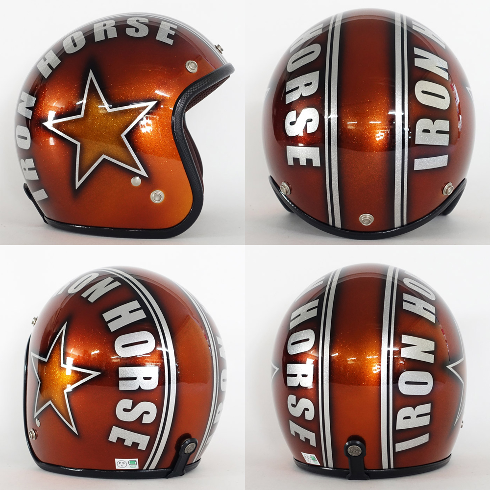 ヘルメット ジェット バイク メンズ レディース ジャムテックジャパン 72JAM IP-1003 New Cross ニュークロス フリーサイズ PSC SG規格 全排気量対応 | 72JAM JET HELMET | 11