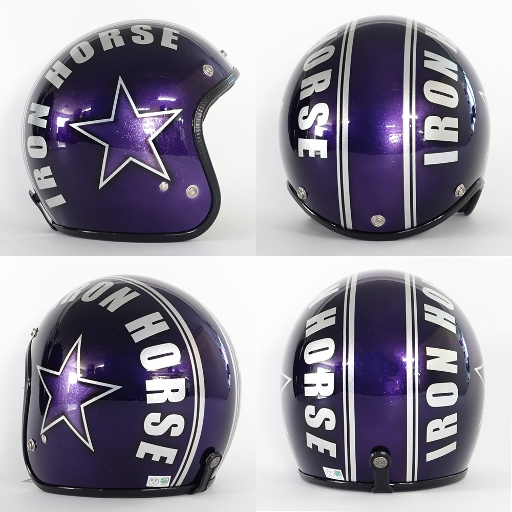 ヘルメット ジェット バイク メンズ レディース ジャムテックジャパン 72JAM IP-1003 New Cross ニュークロス フリーサイズ PSC SG規格 全排気量対応 | 72JAM JET HELMET | 15