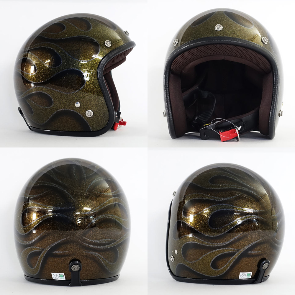 ヘルメット ジェット バイク メンズ レディース ジャムテックジャパン 72JAM IP-1004 New Cross ニュークロス フリーサイズ PSC SG規格 全排気量対応 | 72JAM JET HELMET | 15