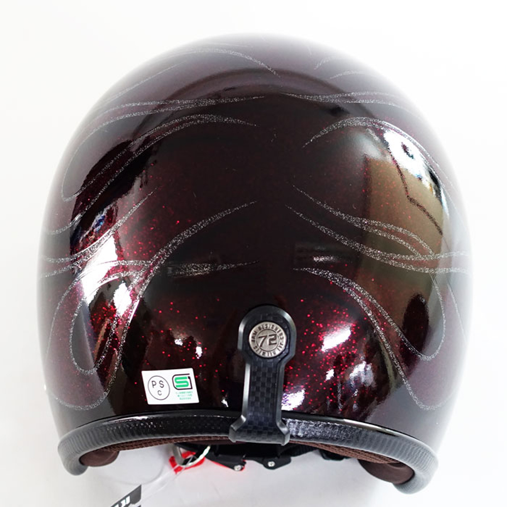 ヘルメット ジェット バイク メンズ レディース ジャムテックジャパン 72JAM IP-1004 New Cross ニュークロス フリーサイズ PSC SG規格 全排気量対応 | 72JAM JET HELMET | 19