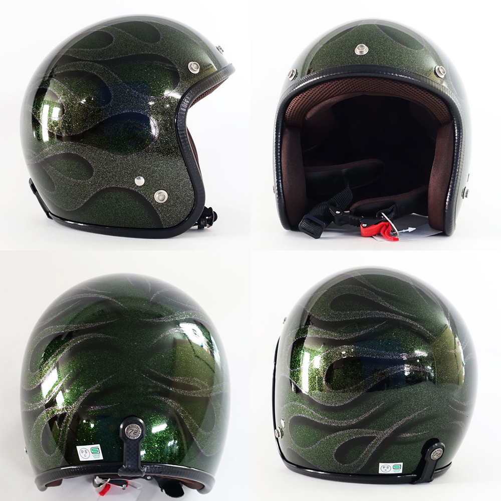 ヘルメット ジェット バイク メンズ レディース ジャムテックジャパン 72JAM IP-1004 New Cross ニュークロス フリーサイズ PSC SG規格 全排気量対応 | 72JAM JET HELMET | 07