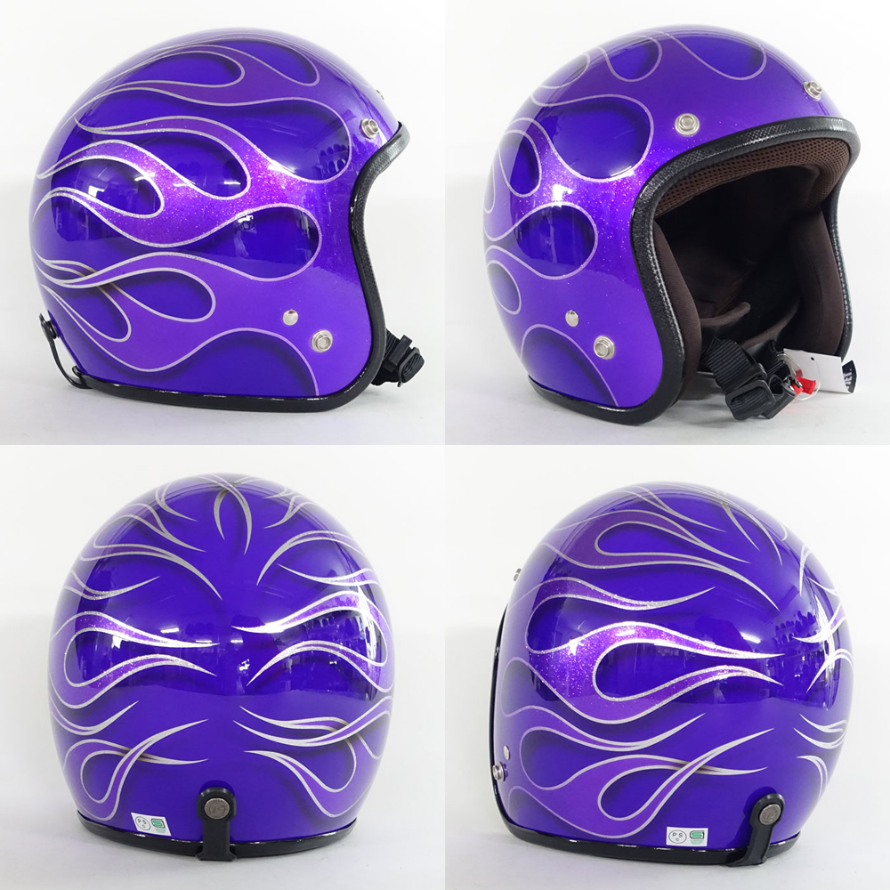 ヘルメット ジェット バイク メンズ レディース ジャムテックジャパン 72JAM IP-1006 New Cross ニュークロス フリーサイズ PSC SG規格 全排気量対応 | 72JAM JET HELMET | 11