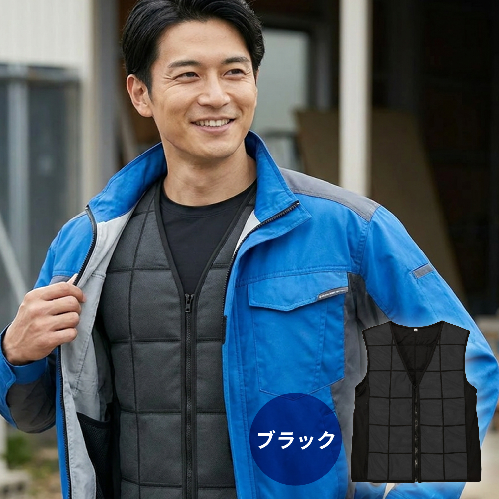 気化熱冷却ベスト 冷却服 水冷 クールベスト 冷たい 夏 暑さ対策 熱中