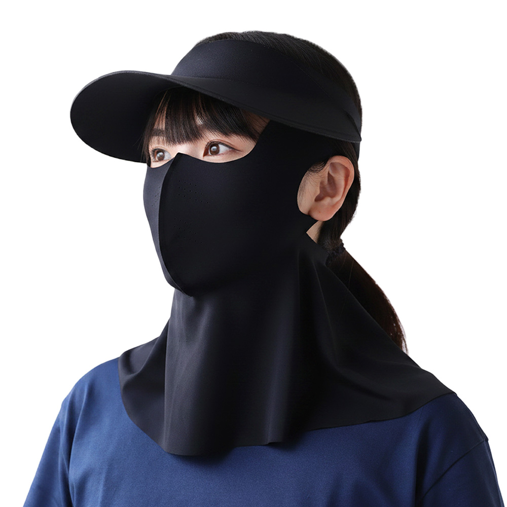 フェイスカバー サンバイザー 3way ゴルフ UVカット 帽子 レディース 紫外線対策 グッズ ひえりん めちゃクール(R) MCFC04 サンシェード |  | 01