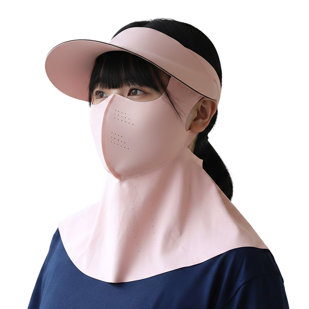 フェイスカバー サンバイザー 3way ゴルフ UVカット 帽子 レディース 紫外線対策 グッズ ひえりん めちゃクール(R) MCFC04 サンシェード |  | 03