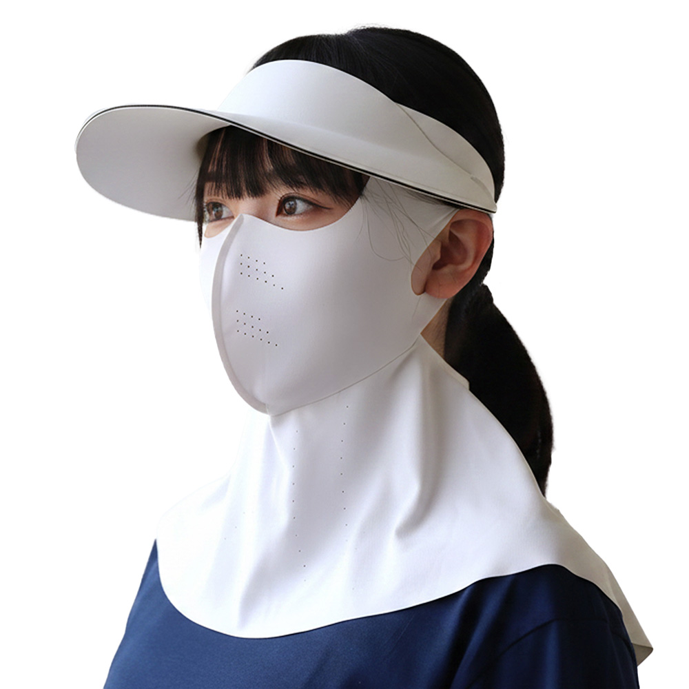 フェイスカバー サンバイザー 3way ゴルフ UVカット 帽子 レディース 紫外線対策 グッズ ひえりん めちゃクール(R) MCFC04 サンシェード |  | 02
