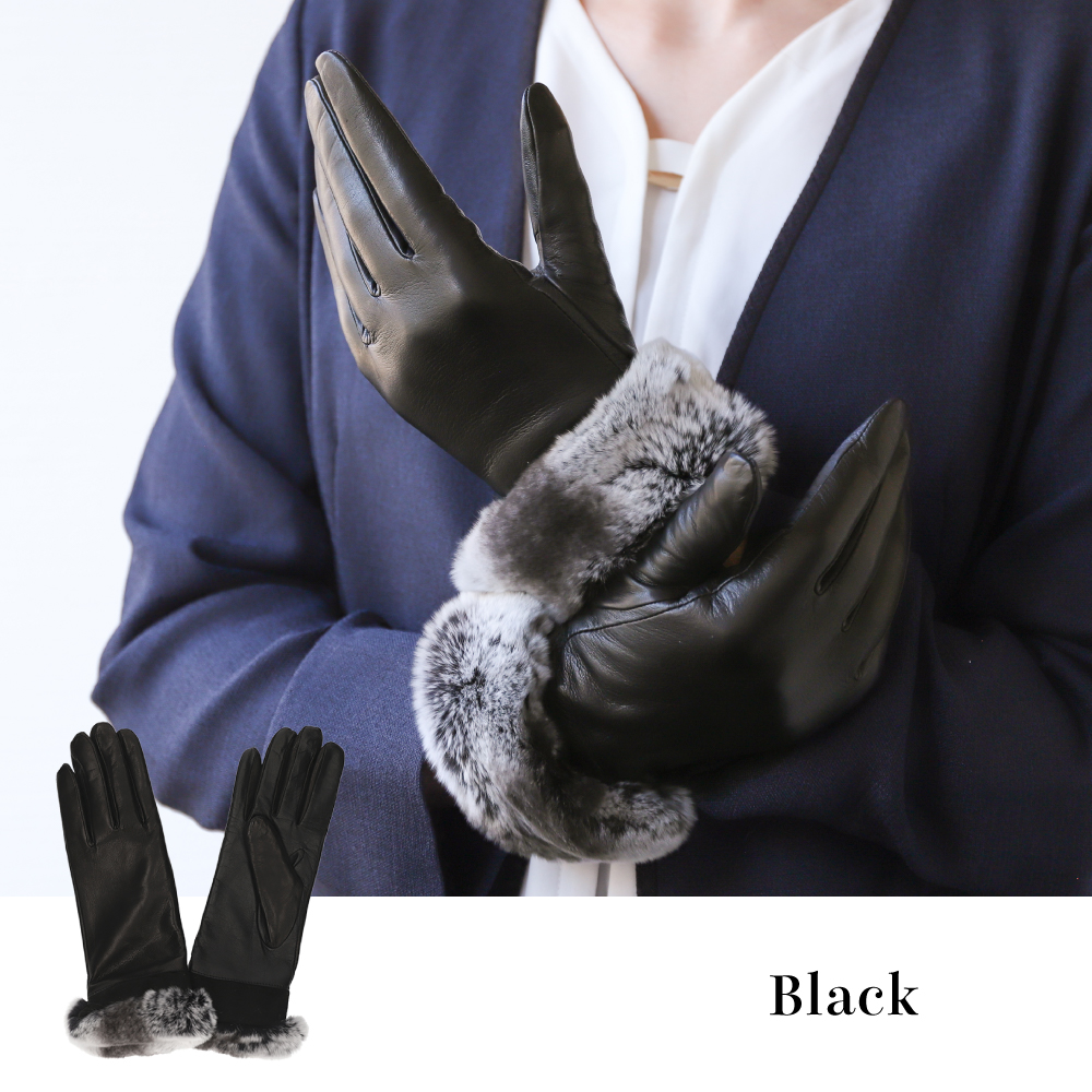 革手袋 レディース カシミヤ100％ スマホ対応 ピアッツインモーダ 羊革