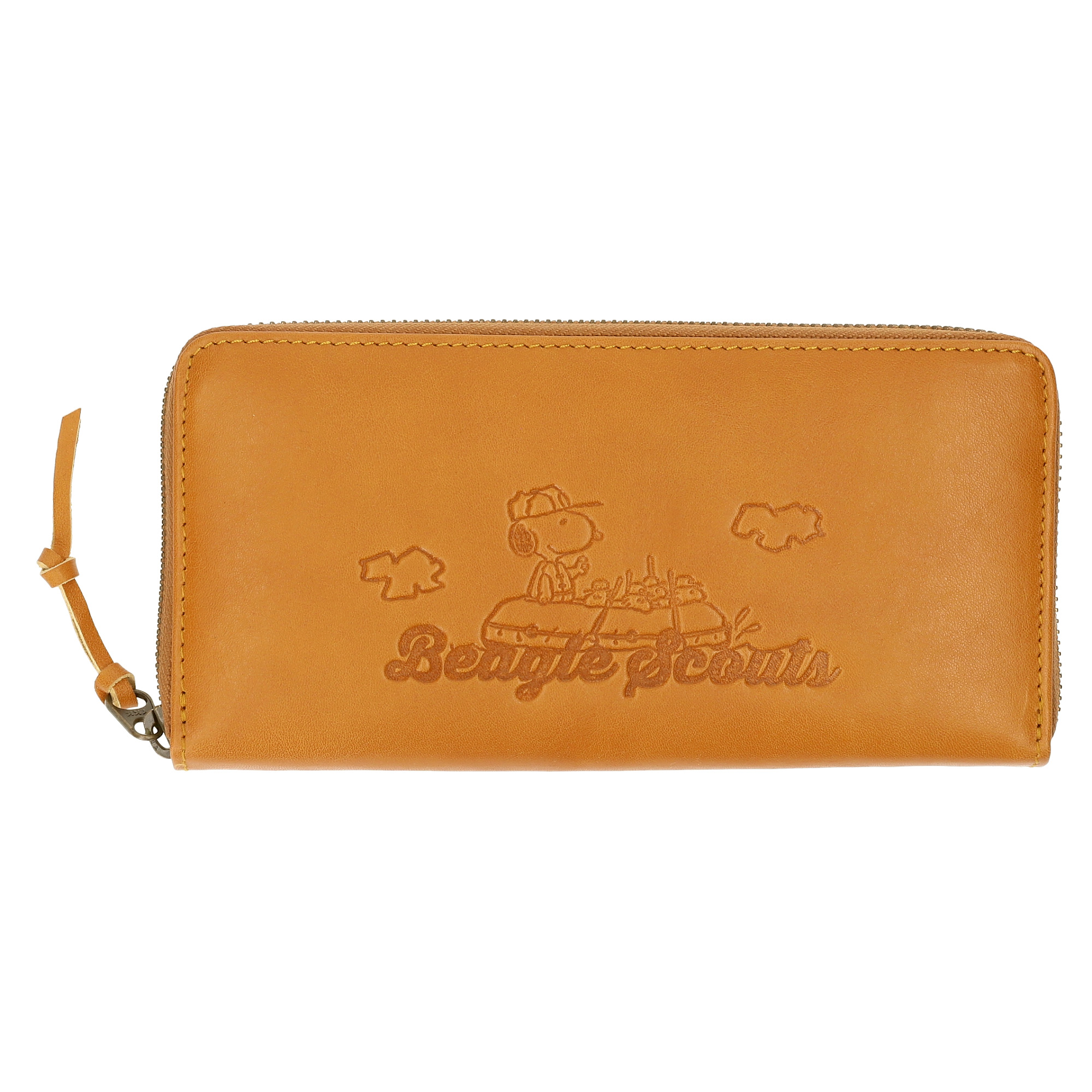 PEANUTS 長財布 レディース 牛革 本革 スヌーピー ビーグル・スカウト