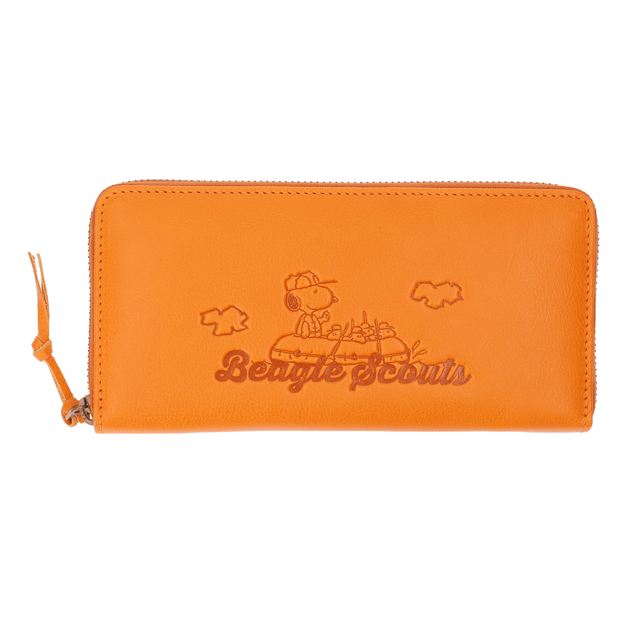 PEANUTS 長財布 レディース 牛革 本革 スヌーピー ビーグル・スカウト
