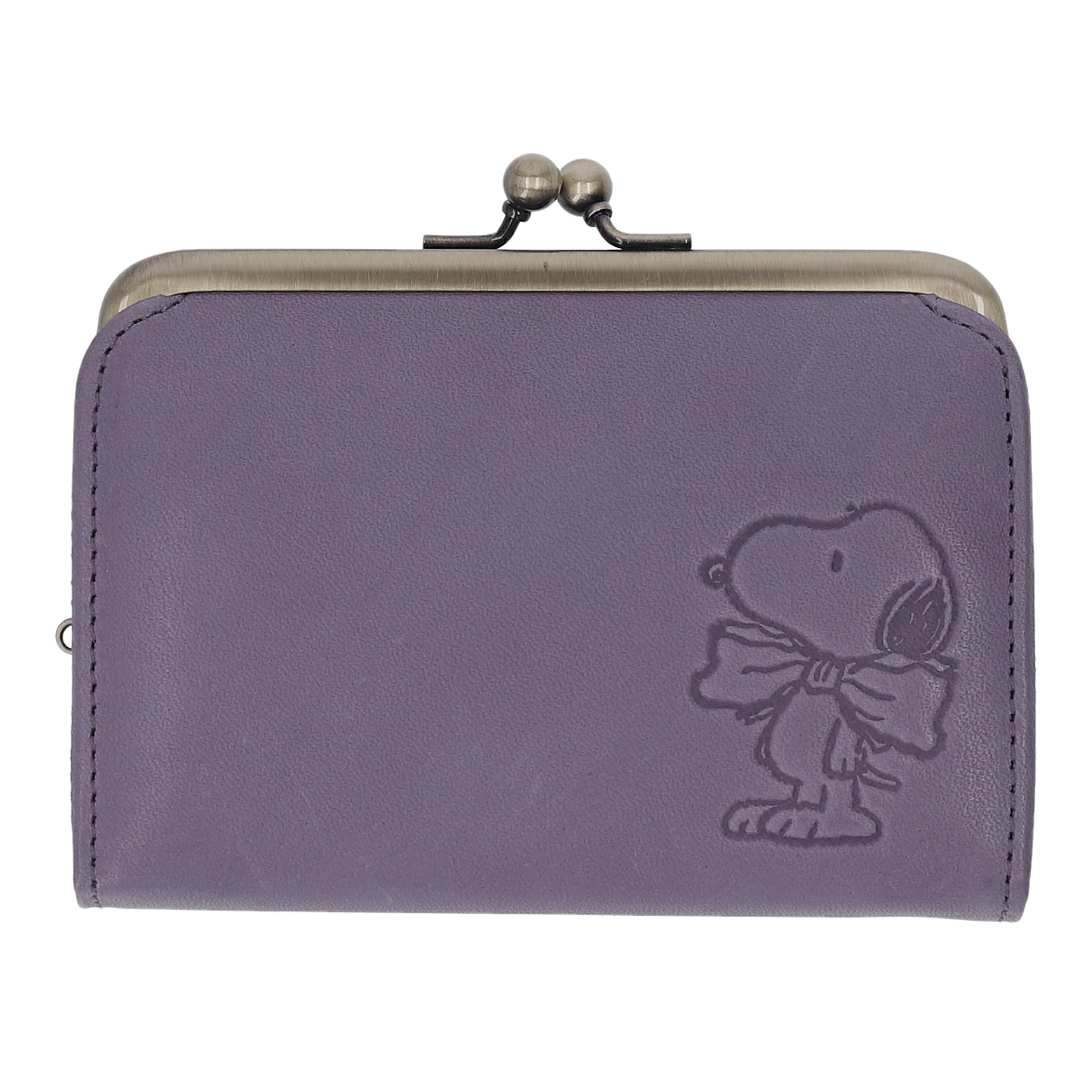 二つ折り財布 レディース スヌーピー 本革 牛革 ブランド がま口 PEANUTS ピーナッツ | PEANUTS | 04