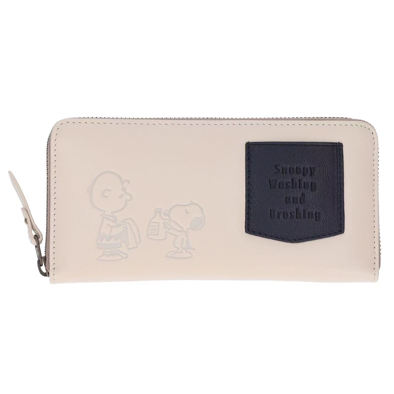 長財布 メンズ スヌーピー WASHING 牛革 本革 ライダー 大容量 小銭入れ カードケース ウォレット PEANUTS | PEANUTS | 02