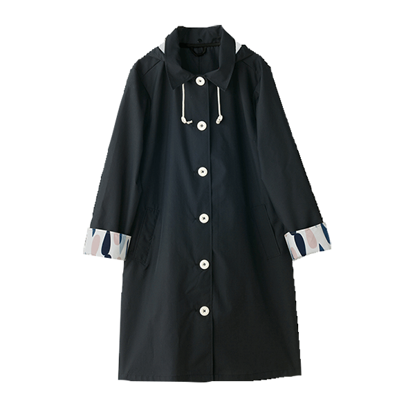 レインコート 自転車 レディース ワークコート WPC 5色 FREEサイズ 女性 雨 かっぱ  アウトドア キャンプ 登山 北欧柄 便利 野外 |  | 02