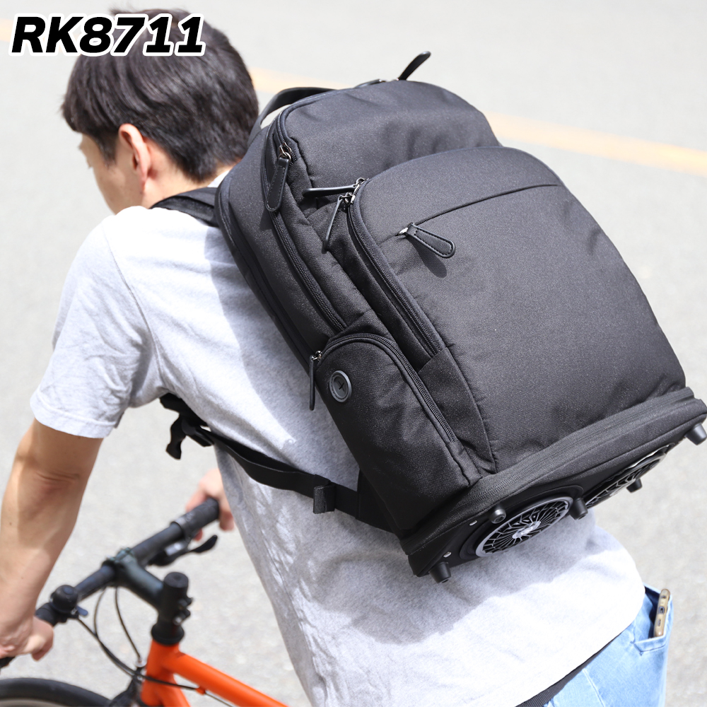 ファン付き リュック メンズ バックパック オールシーズン 通勤 通学 暑さ対策 ROBERT KLEIN |  | 01