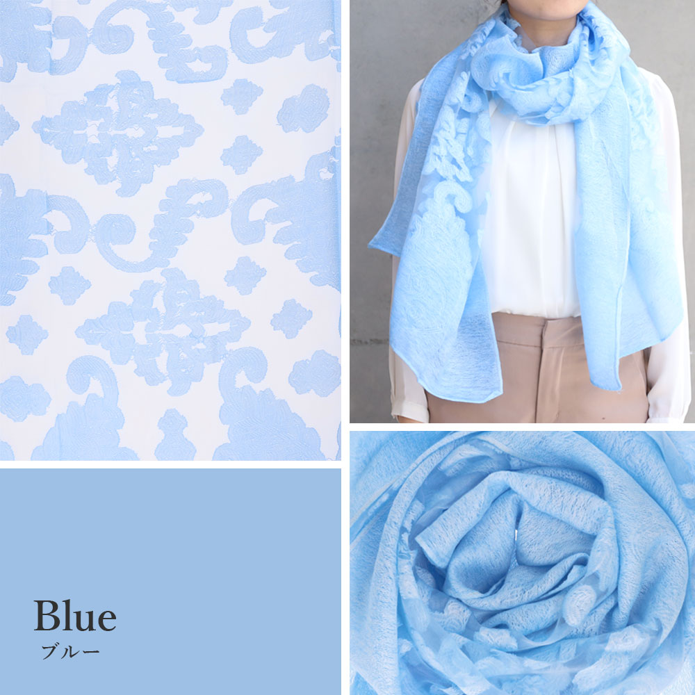 ストール ビスコース 大判 レーヨン レディース UV対策 プレゼント