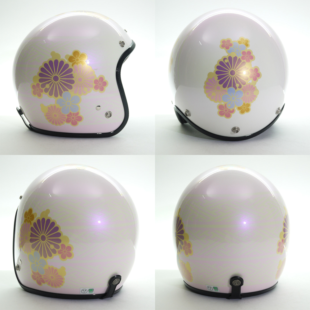 ヘルメット ジェット バイク メンズ レディース ジャムテックジャパン 72JAM WA0 New Cross ニュークロス フリーサイズ PSC SG規格 全排気量対応 | 72JAM JET HELMET | 04