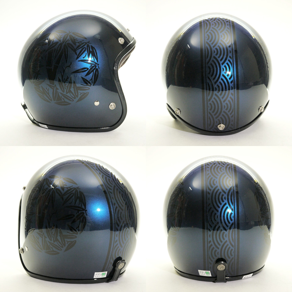 ヘルメット ジェット バイク メンズ レディース ジャムテックジャパン 72JAM WA0 New Cross ニュークロス フリーサイズ PSC SG規格 全排気量対応 | 72JAM JET HELMET | 08