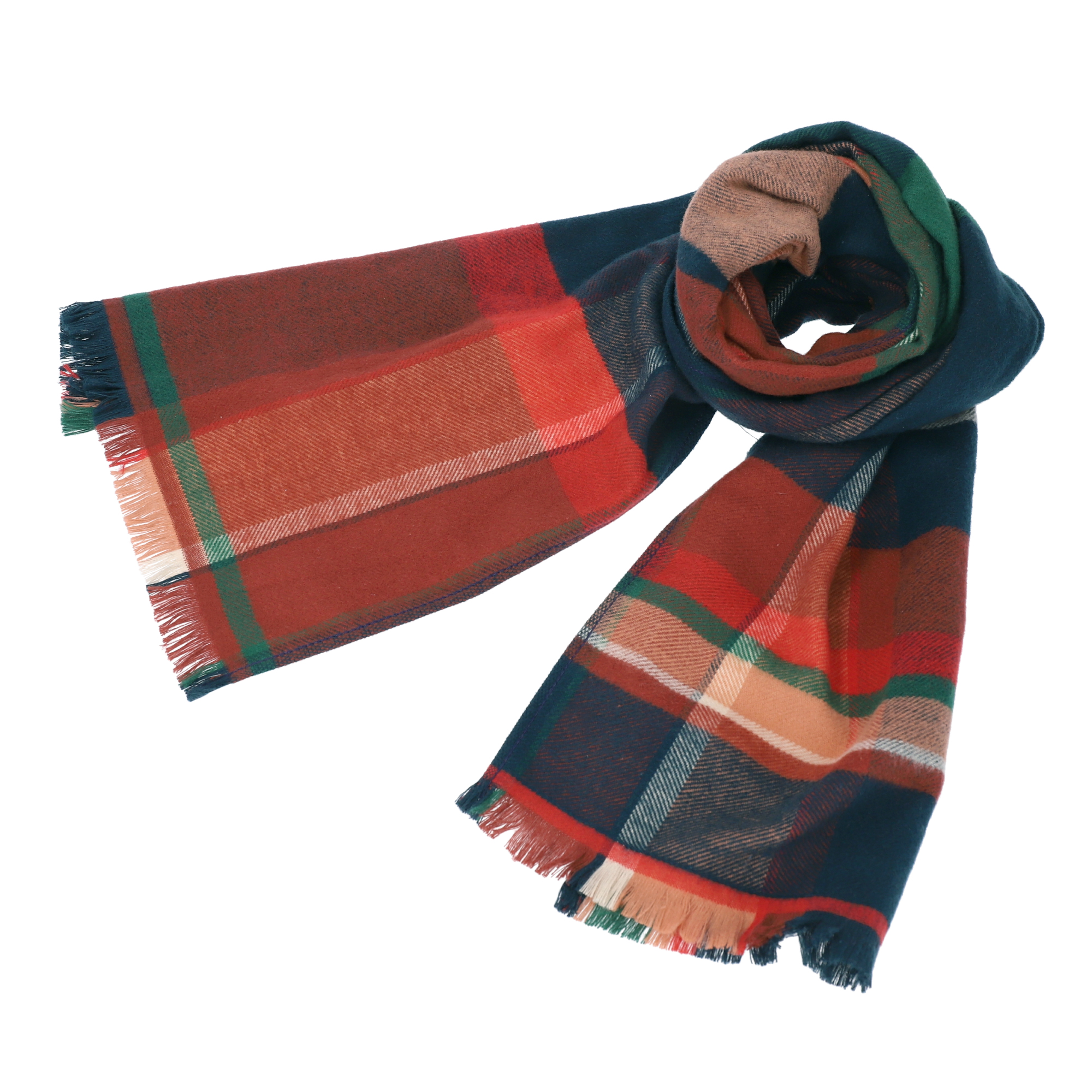 マフラー レディース チェック 綿100％ ブランド 今治 やわらか UVカット 秋冬 CS | 今治タオル | 04