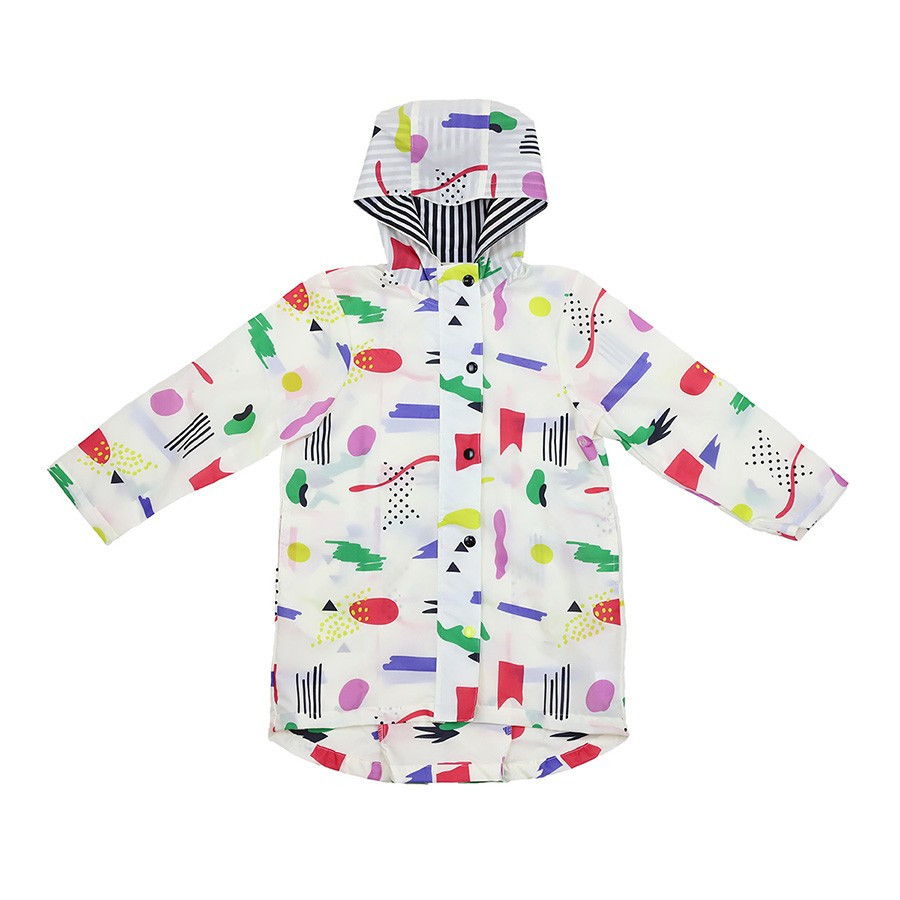 レインコート 子供 キッズレイン 120 130 140cm フード付 ランドセル対応 雨具 小学生 幼児 かわいい 入園 |  | 04