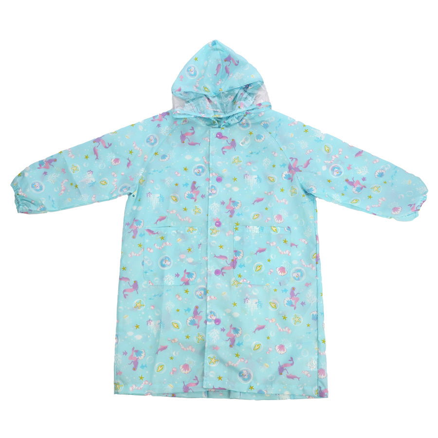 レインコート キッズ ランドセル 透明フード付き 女の子 子供用 キッズ 小学生 レインウェア  梅雨 雨具 カッパ かわいい |  | 03